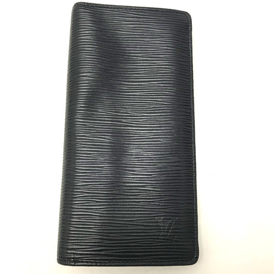 Louis Vuitton Long Purse M60615 Epi Leather Navy Wallet Case