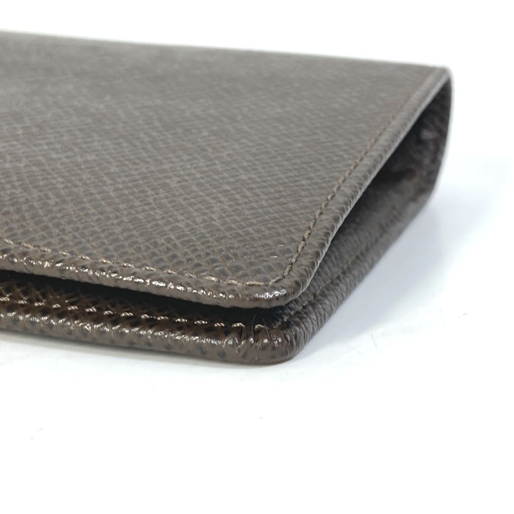 Louis Vuitton Long Purse M32578 Taiga Leather Brown Wallet Case