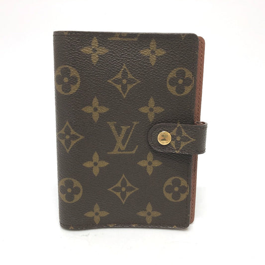 Louis Vuitton Notebook cover R20005 Agenda PM Monogram Canvas Brown Handbag T 31