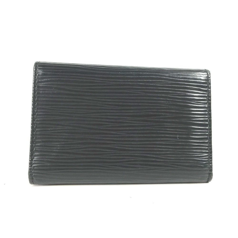 Louis Vuitton Key holder M63812 Epi Leather Black Key Chain