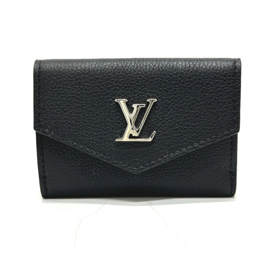 Louis Vuitton Trifold M63921 Taurillon Clemence Noir Mini Wallet Case