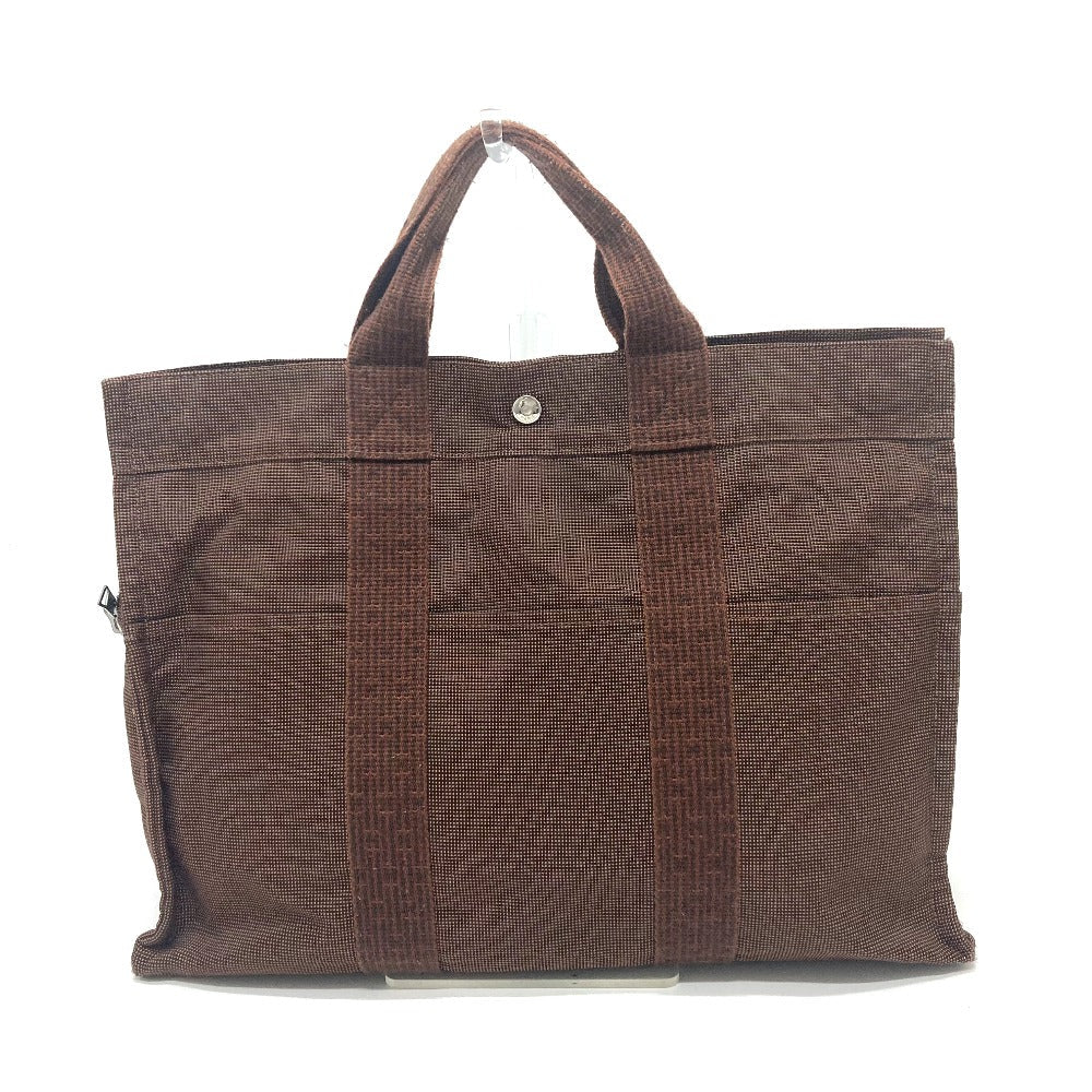 Hermes Tote Bag Her Linetote Mm Women Canvas Brown