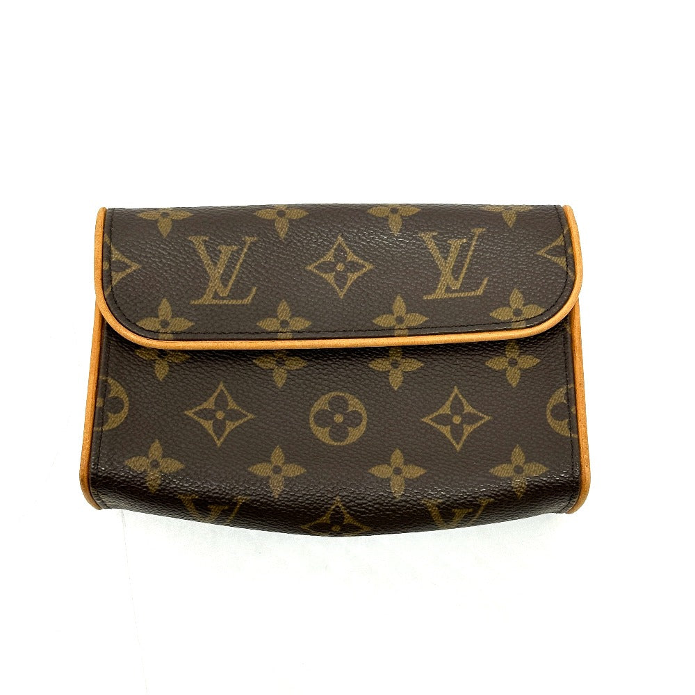 Louis Vuitton Pouch M51855 Pochette Florentine Monogram Canvas Brown Clutch Bag
