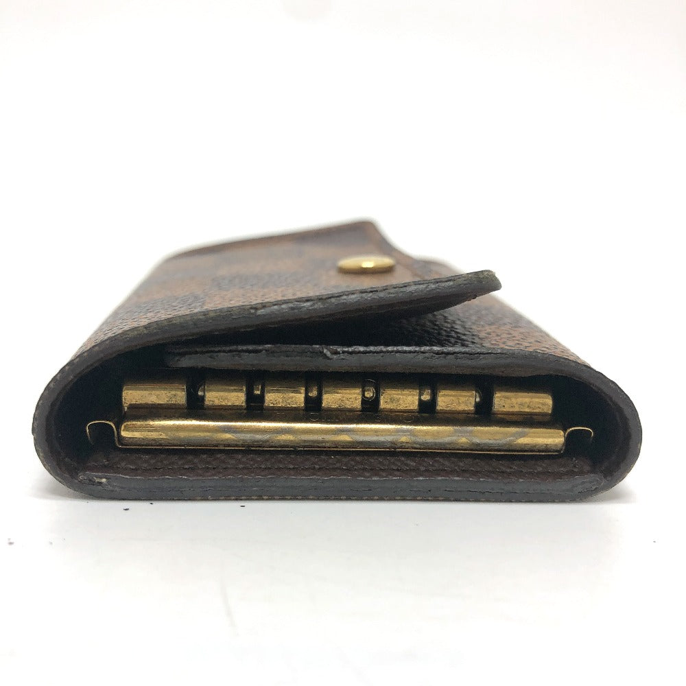 Louis Vuitton Key holder N62630 Damier Canvas Brown Key Chain T 6