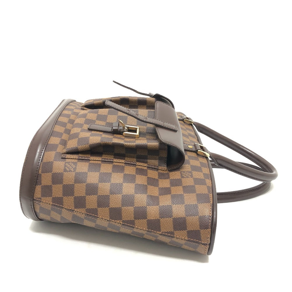 Louis Vuitton N51120 Damier Manosque GM Canvas Brown Tote Bag T 14