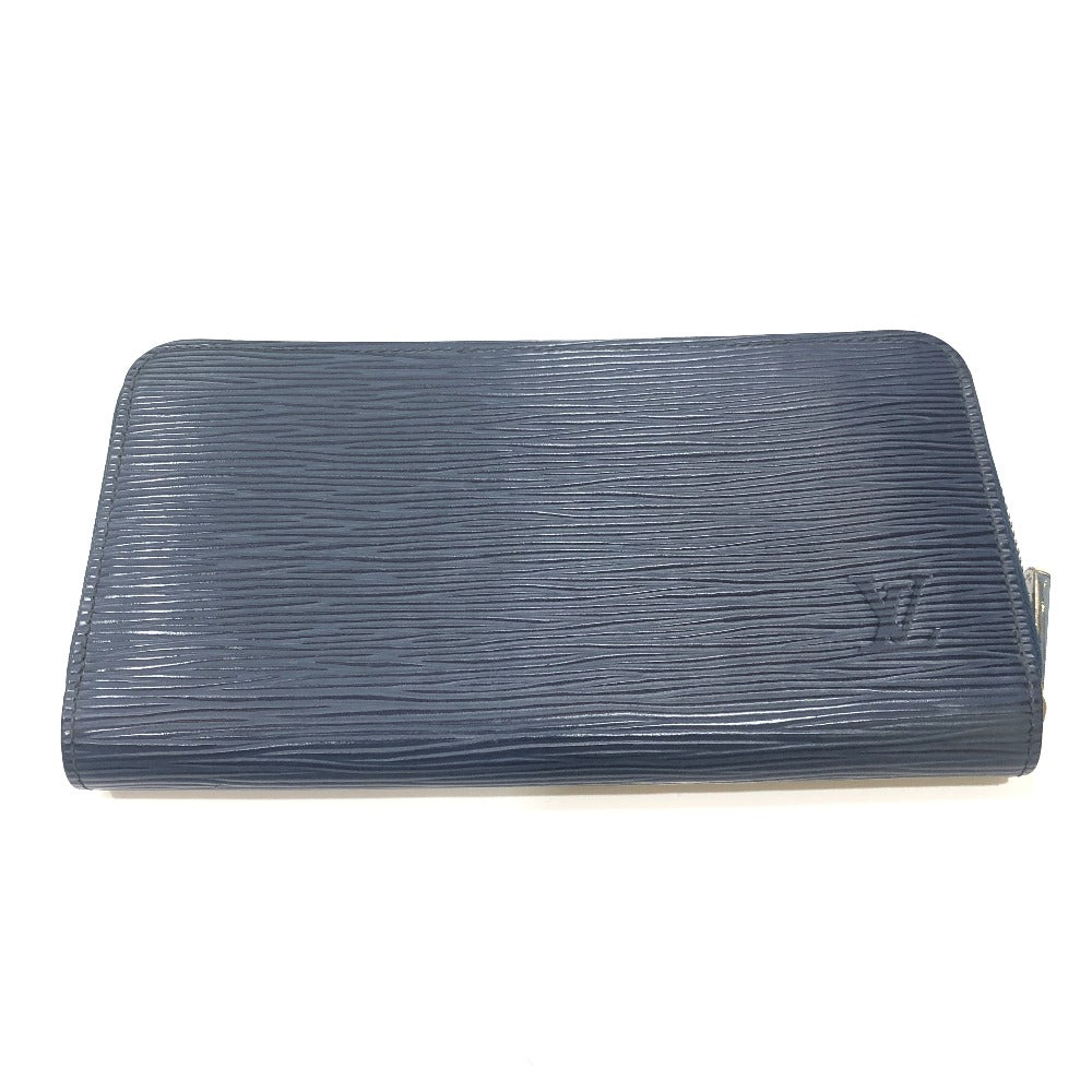 Louis Vuitton Long Purse M60307 Epi Leather Blue Wallet Case