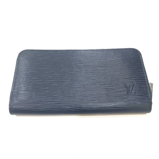 Louis Vuitton Long Purse M60307 Epi Leather Blue Wallet Case
