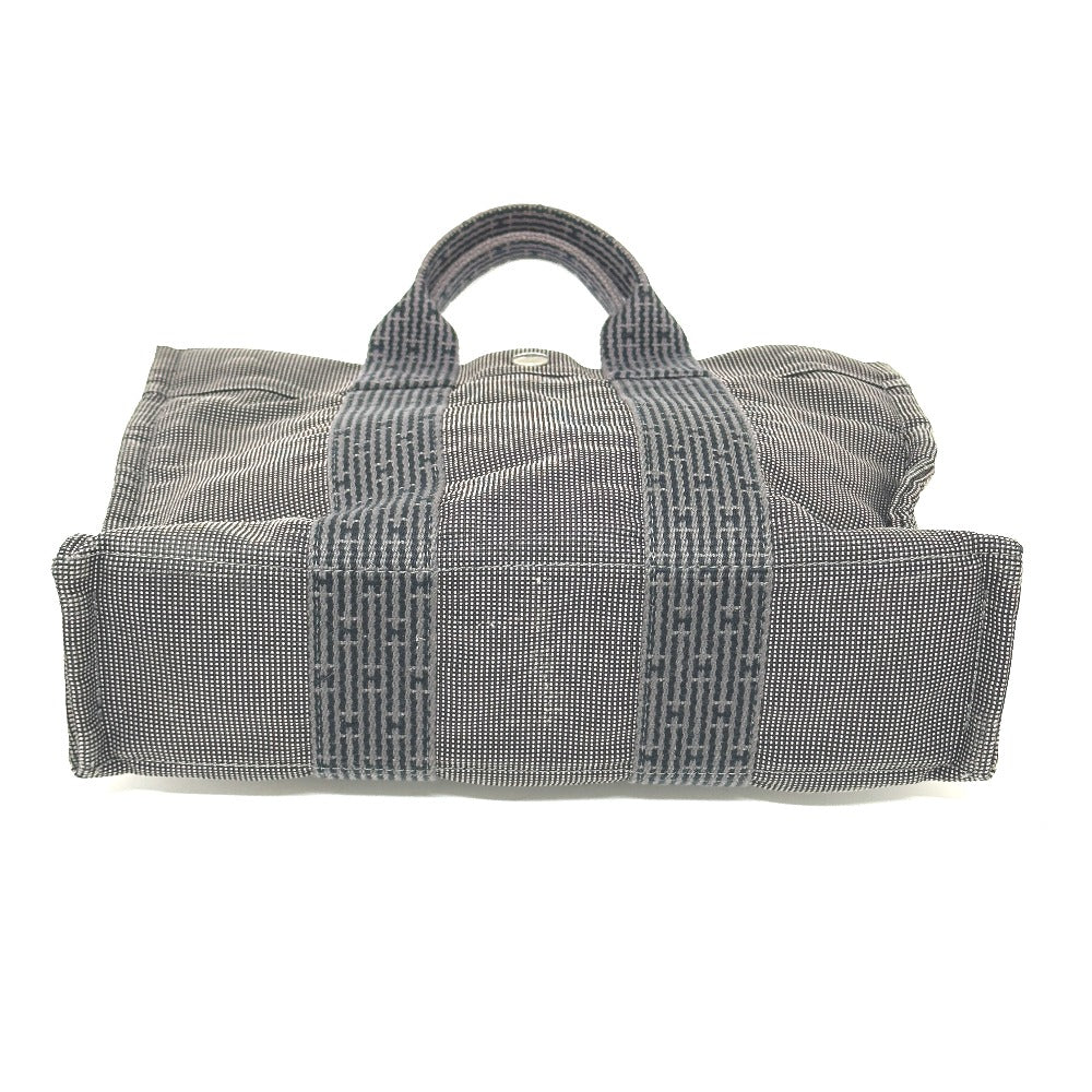 Gray Her Line Tote Pm Women Canvas Tote Bag