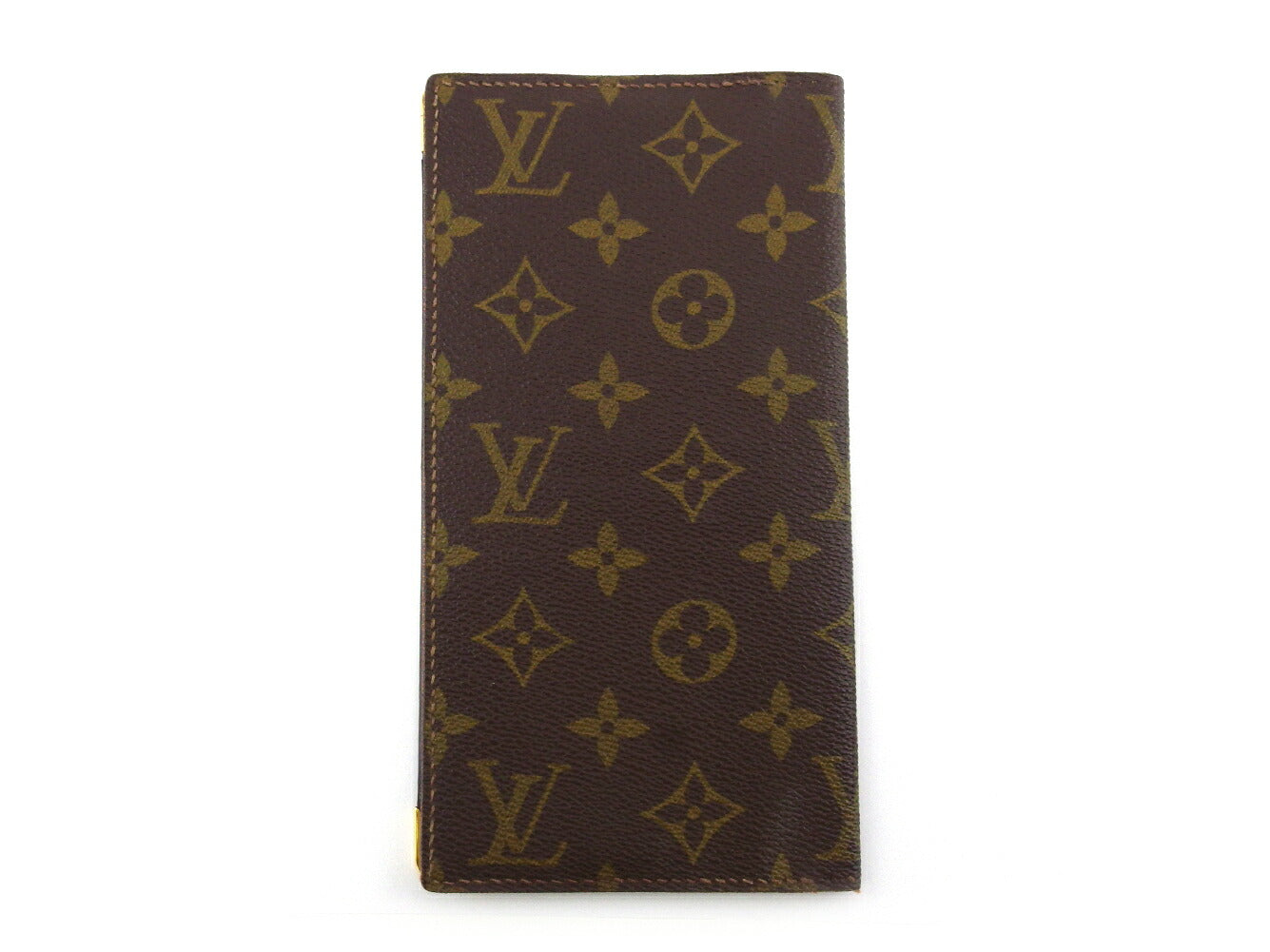 Louis Vuitton Bill Compartment No.254 Brown Beige Gold Handbag