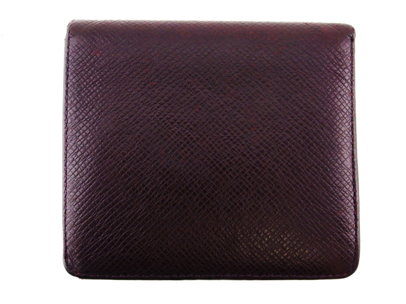 Louis Vuitton Bifold M30456 Purple Porte Billets3Cartes Brown Wallet Case