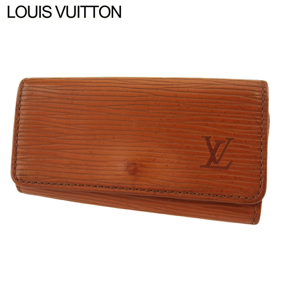 Louis Vuitton Key holder M63828 Light Brown Gold Key Chain
