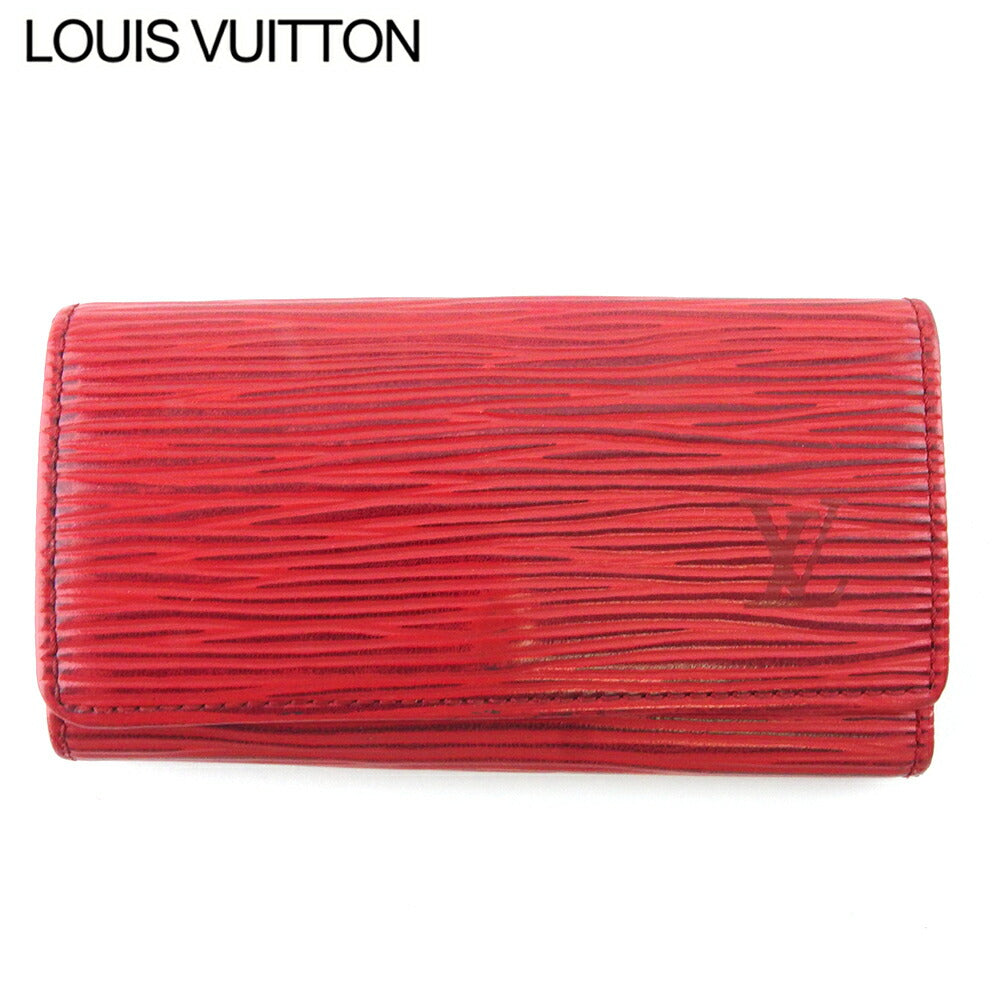 Louis Vuitton Key holder M63827 Multicles4 Red Gold Key Chain T20373
