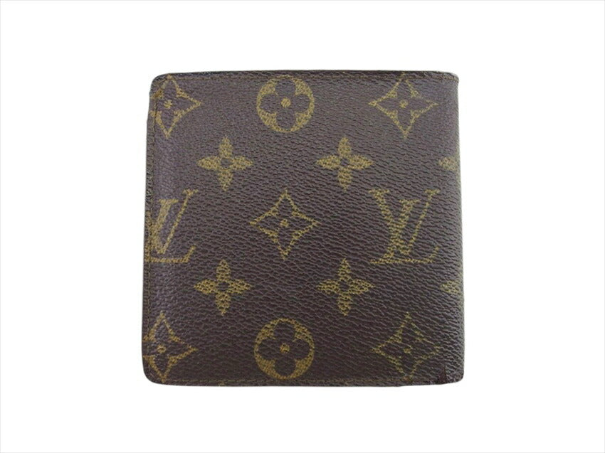 Louis Vuitton Bifold M61665 Porte Billets Cartes Brown Beige Wallet Case T21296