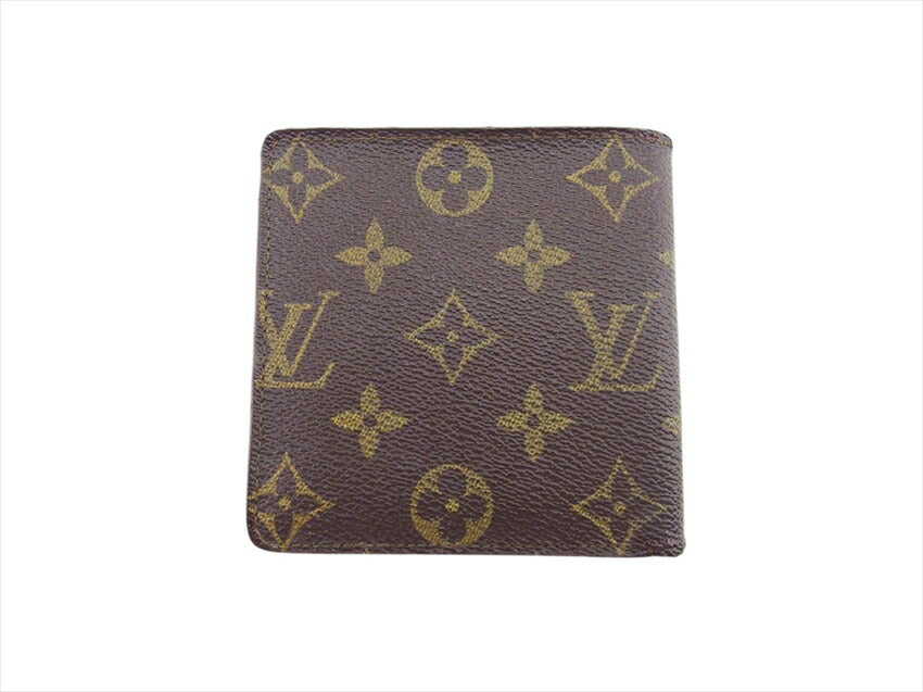 Louis Vuitton Bifold M61665 Porte Billets Cartes Brown Beige Wallet Case T21307