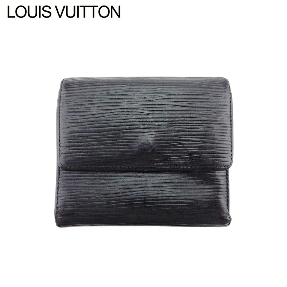 Louis Vuitton Bifold M63482 Noir Porte Monnaie Wallet Case