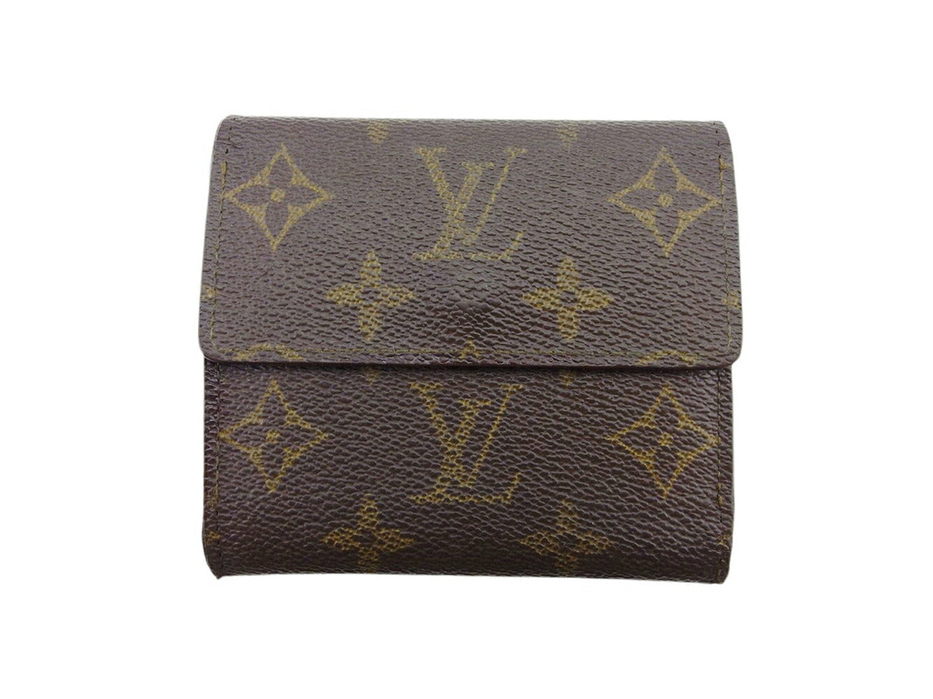 Louis Vuitton Bifold M61652 Porte Monnaie Billets Brown Wallet Case