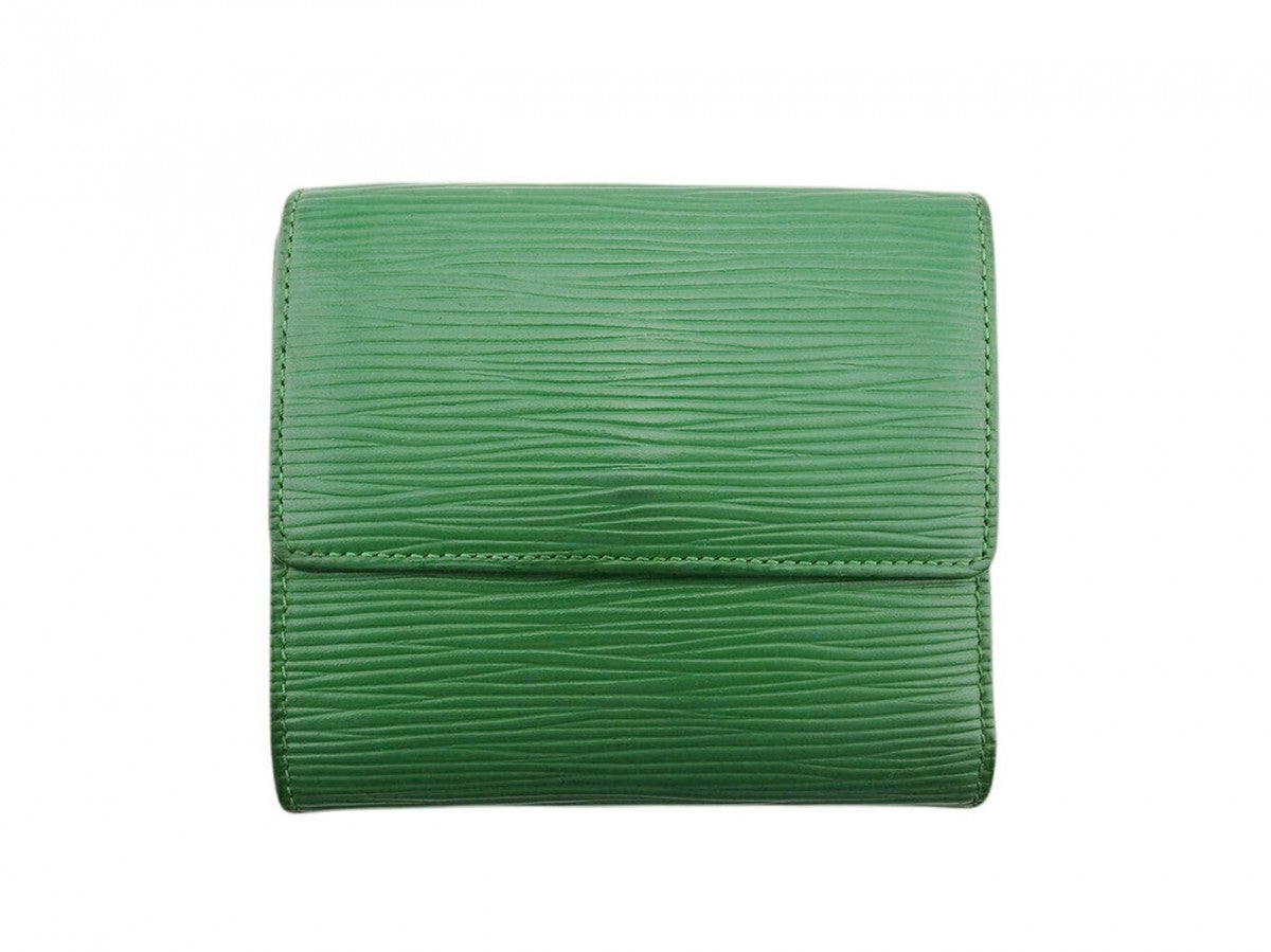 Louis Vuitton Bifold M63484 Borneo Porte Monnaie Green Wallet Case