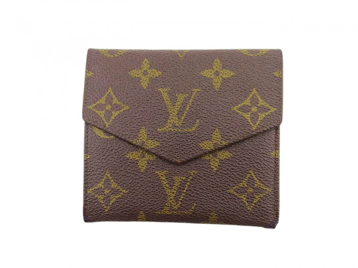 Louis Vuitton Bifold Portonebi old Brown Wallet Case