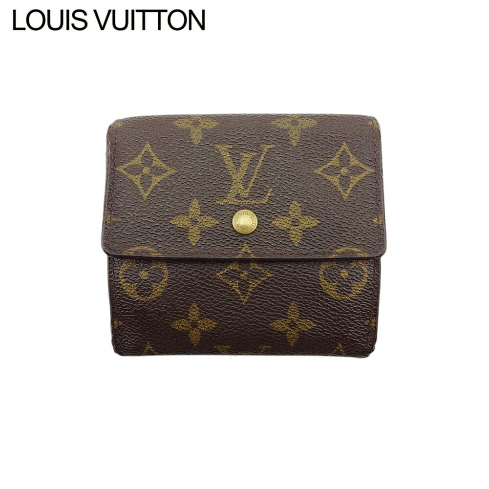 Louis Vuitton Bifold M61652 Porte Monnaie Billets Brown Beige Gold Wallet Case T21425