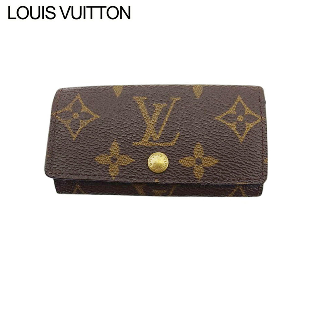 Louis Vuitton Key holder M62631 Multicles4 Brown Beige Gold Key Chain T21755