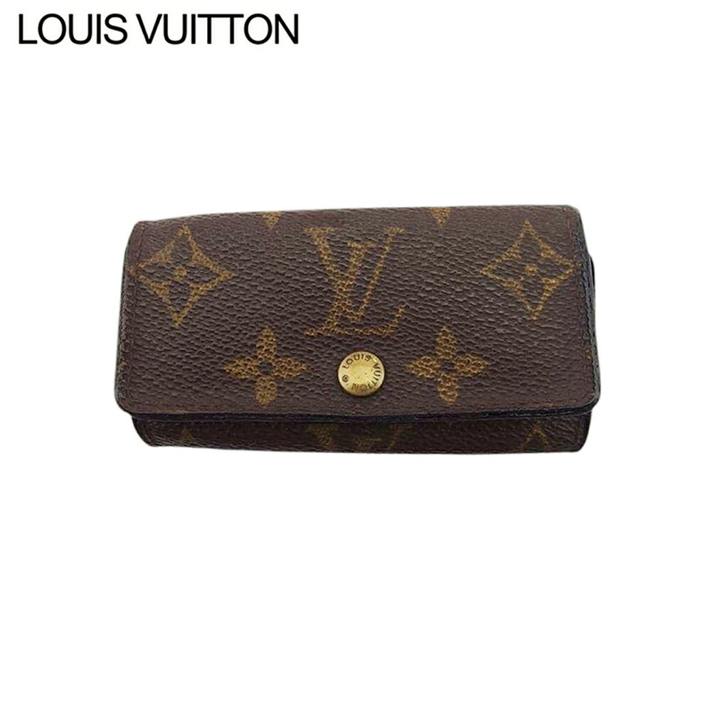 Louis Vuitton Key holder M62631 Multicles4 Brown Beige Gold Key Chain T21756