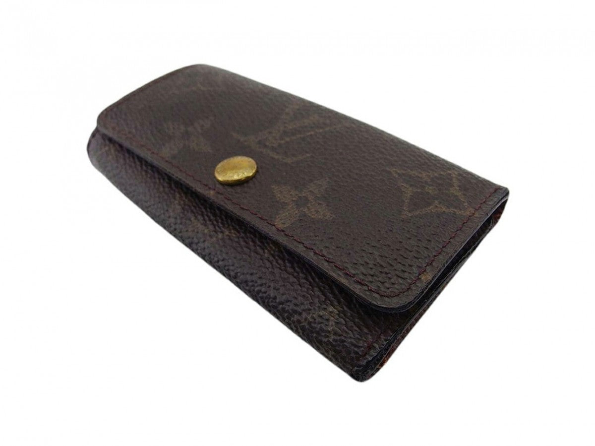 Louis Vuitton Key holder M62631 Multicles4 Brown Beige Gold Key Chain T21761