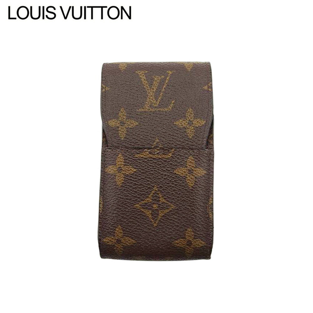 Louis Vuitton Cigarette M63024 Etui cigarette Monogram Canvas Brown Beige Handbag