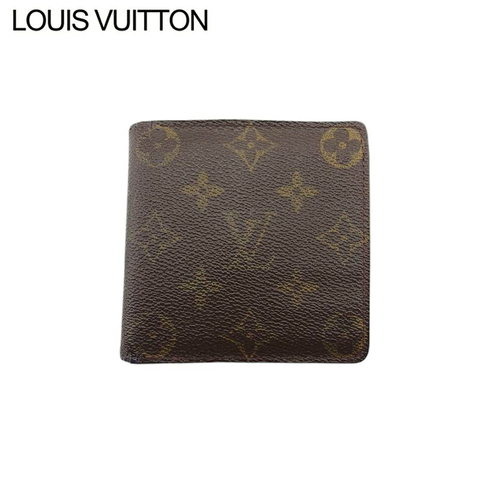 Louis Vuitton Bifold M61665 Porte Billets Cartes Brown Beige Wallet Case T21809
