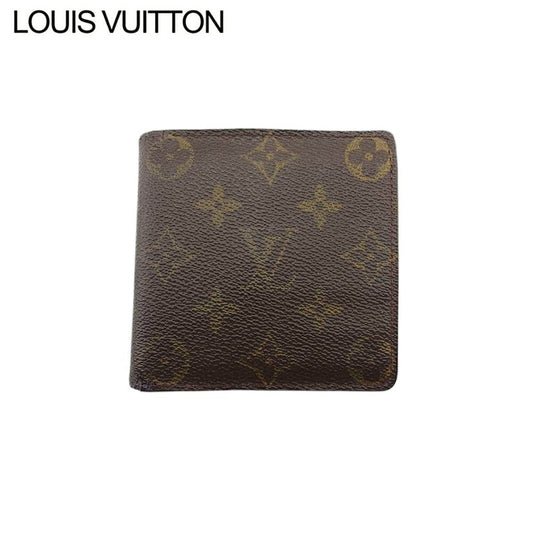 Louis Vuitton Bifold M61665 Porte Billets Cartes Brown Beige Wallet Case T21809
