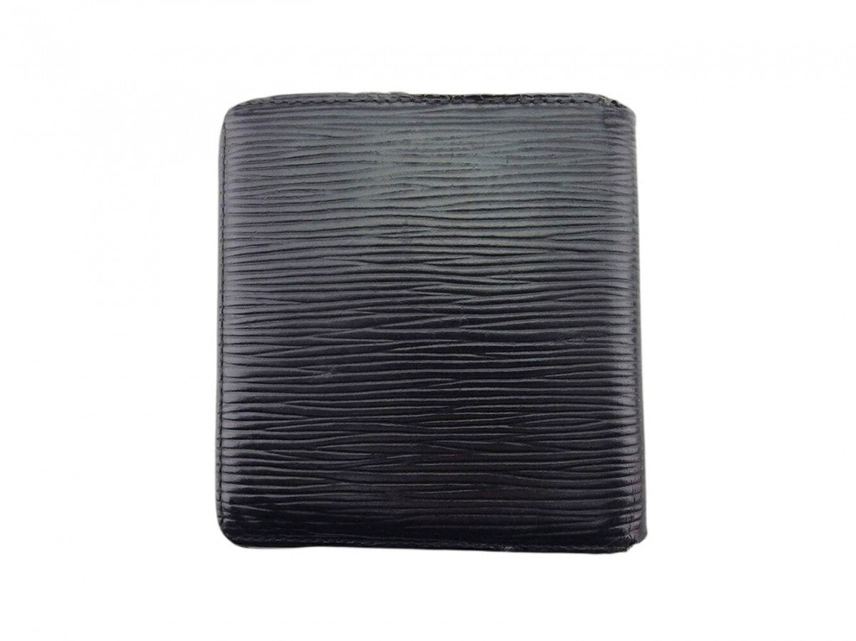 Louis Vuitton Bill Compartment M63312 Porte Billets6Cartes Black Handbag