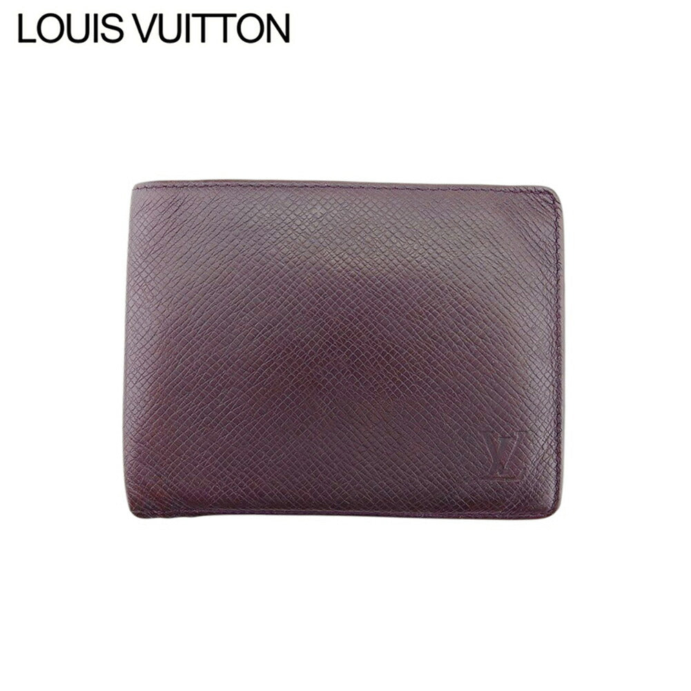 Louis Vuitton Bill Compartment M30486 purple Porte Brown Handbag