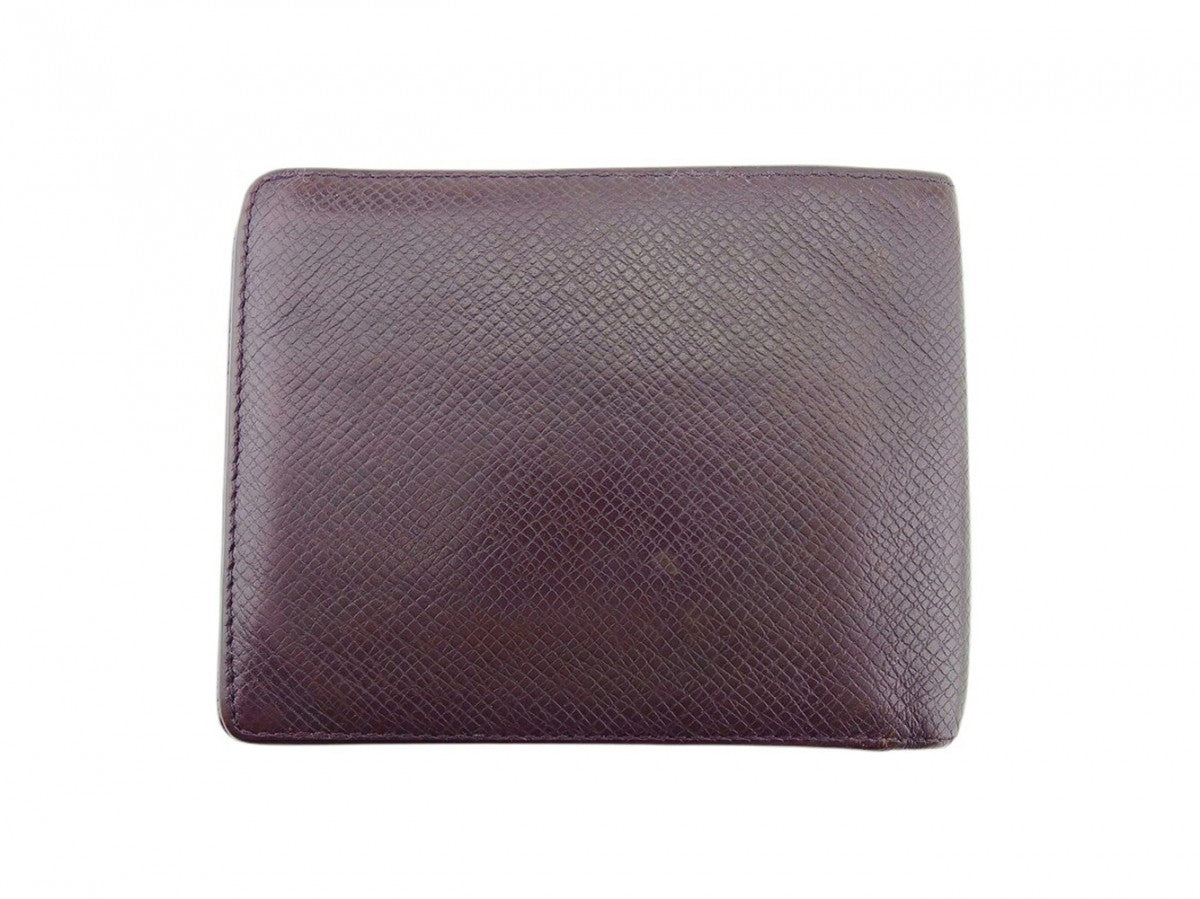 Louis Vuitton Bill Compartment M30486 purple Porte Brown Handbag
