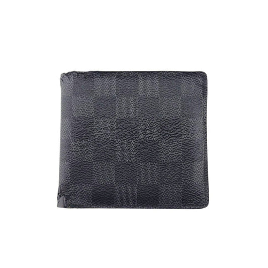 Louis Vuitton Bifold N62664 PortefeuilleMarco Black Grey Wallet Case