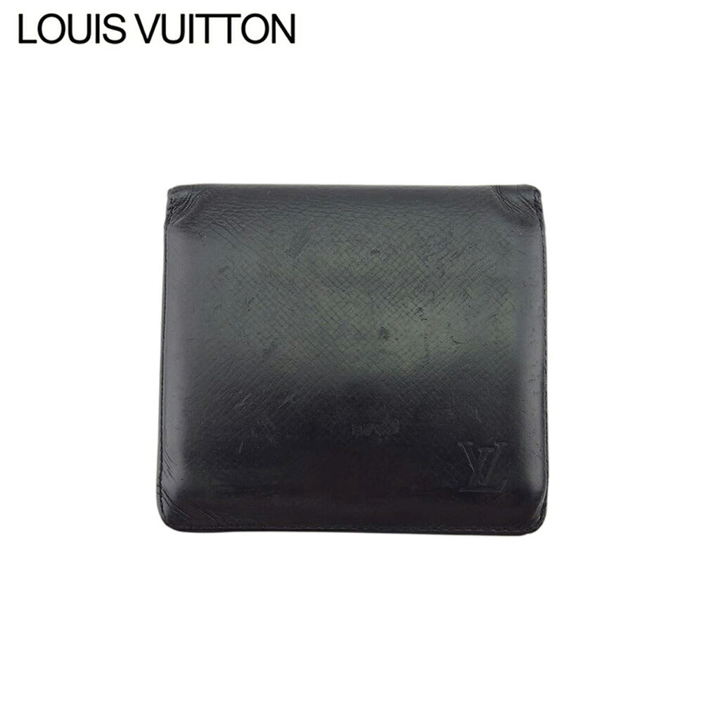 Louis Vuitton Bifold Porte Billets3Cartes Crdit Black Wallet Case