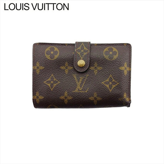 Louis Vuitton Bifold Ｍ６１６６３ Portonevie Vienova Brown Wallet Case T21989