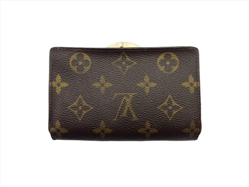 Louis Vuitton Bifold Ｍ６１６６３ Portonevie Vienova Brown Wallet Case T21989