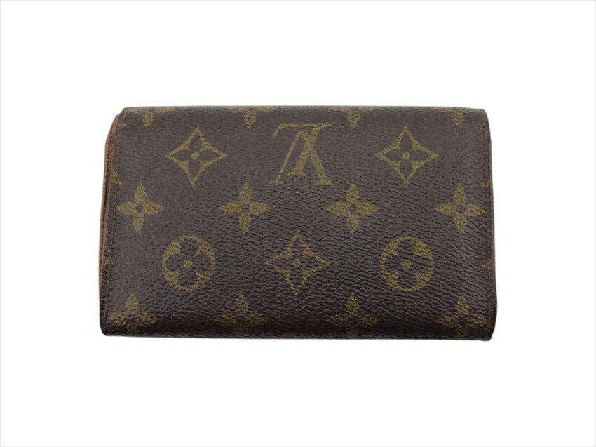 Louis Vuitton Long Purse M61736 light Portomonet Brown Wallet Case