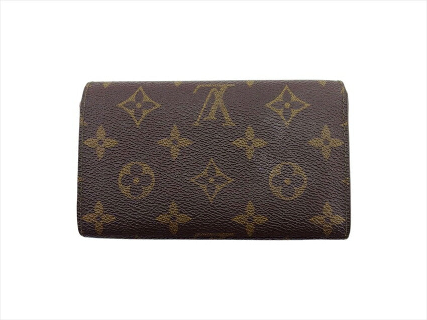 Louis Vuitton Long Purse M61736 Portefeuille Tresor Brown Wallet Case