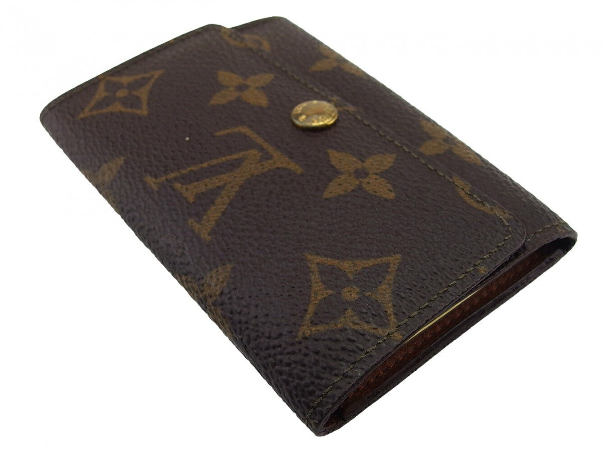 Louis Vuitton Key holder M62630 Multicles6 Brown Beige Gold Key Chain T22143