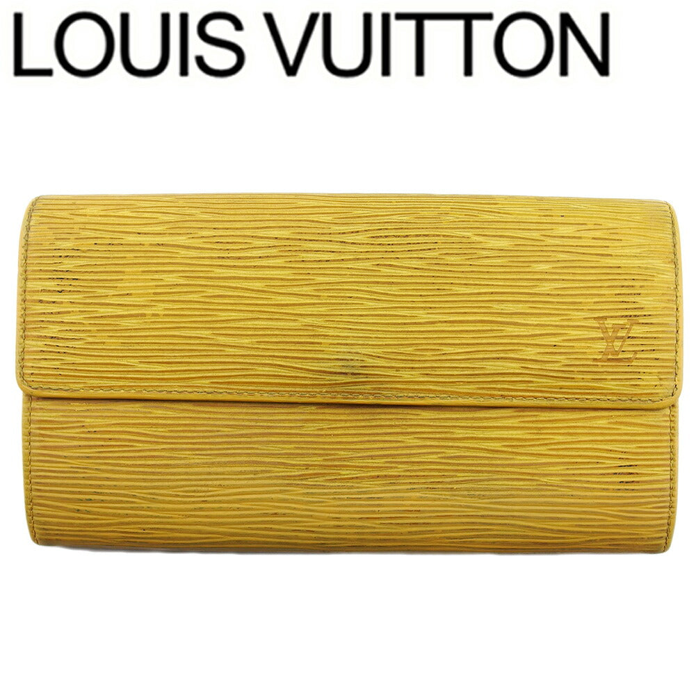 Louis Vuitton Long Purse M63579 Tassiri Yellow Wallet Case T22159