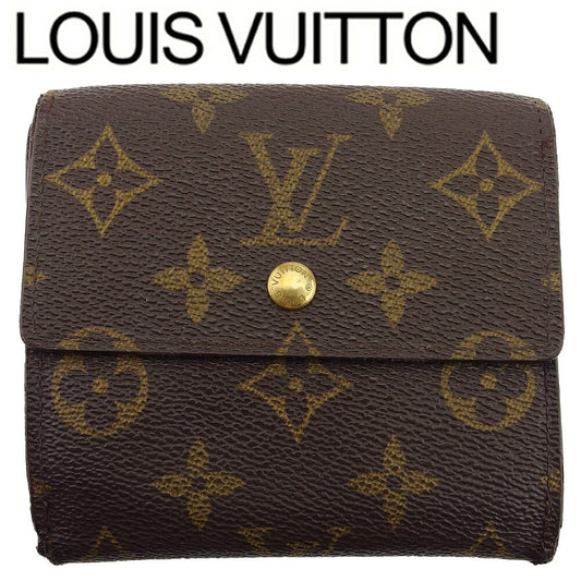Louis Vuitton Bifold M61652 Porte Monnaie Billets Brown Beige Gold Wallet Case T22173