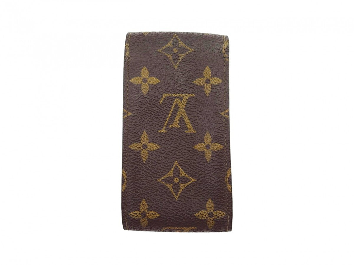 Louis Vuitton Cigarette M63024 Etui cigarette Brown Beige Handbag T22321