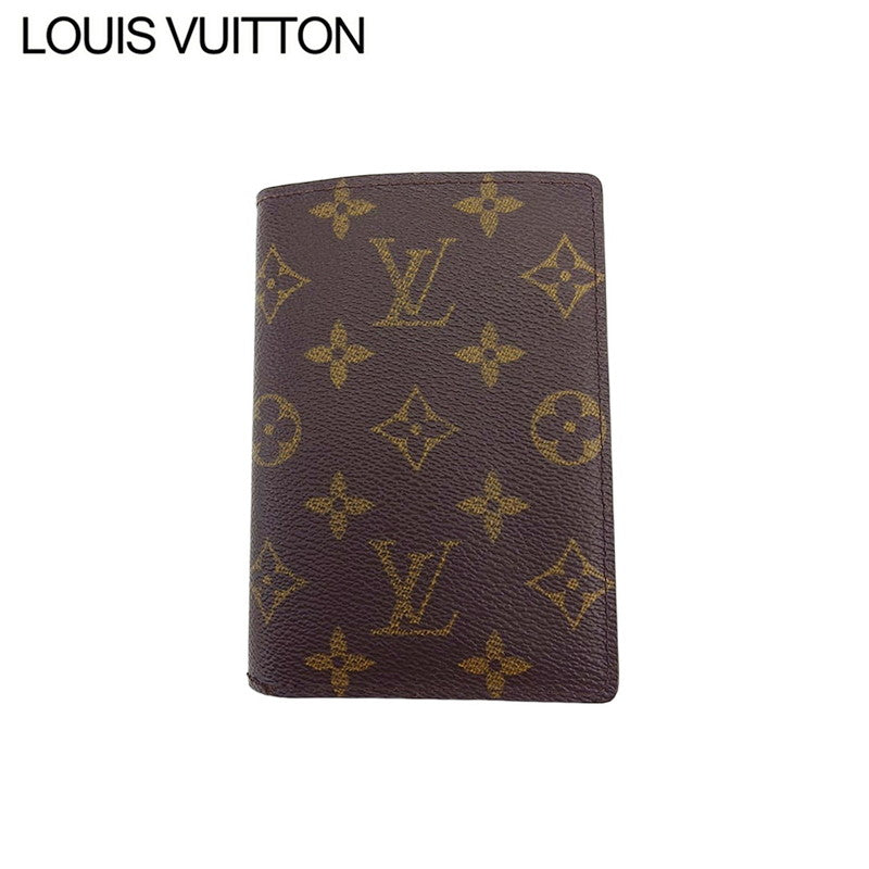 Louis Vuitton Bifold M61619 Porte Billets Identity Brown Beige Wallet Case