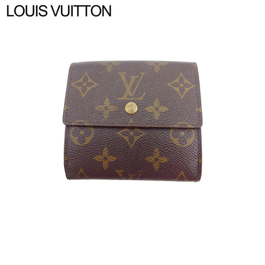Louis Vuitton Bifold M61652 Porte Monnaie Billets Brown Beige Gold Wallet Case T22420