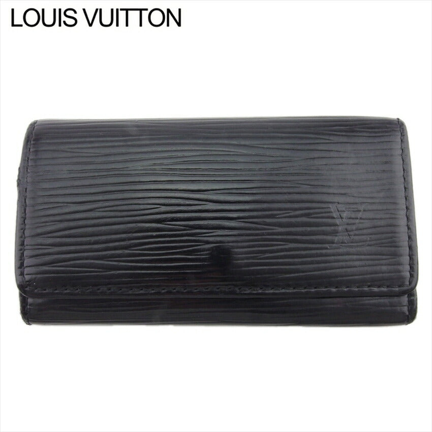 Louis Vuitton Key holder M63822 Multicles4 Black Gold Key Chain T22433