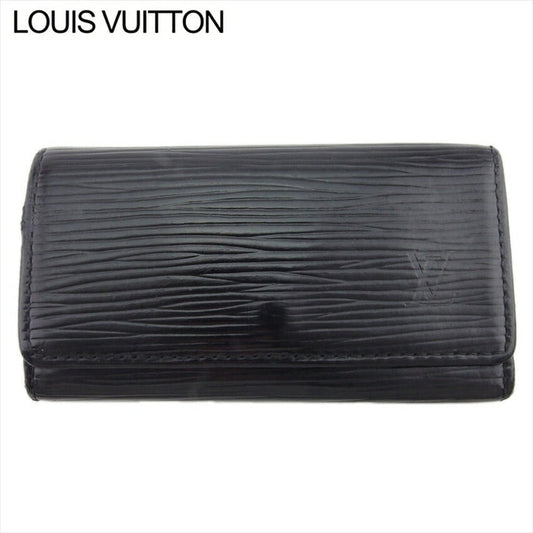 Louis Vuitton Key holder M63822 Multicles4 Black Gold Key Chain T22433