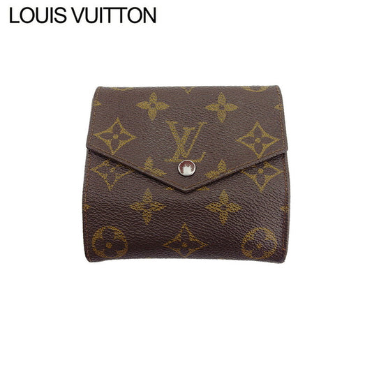 Louis Vuitton Bifold M61660 Portonebi old Brown Beige Wallet Case T22498