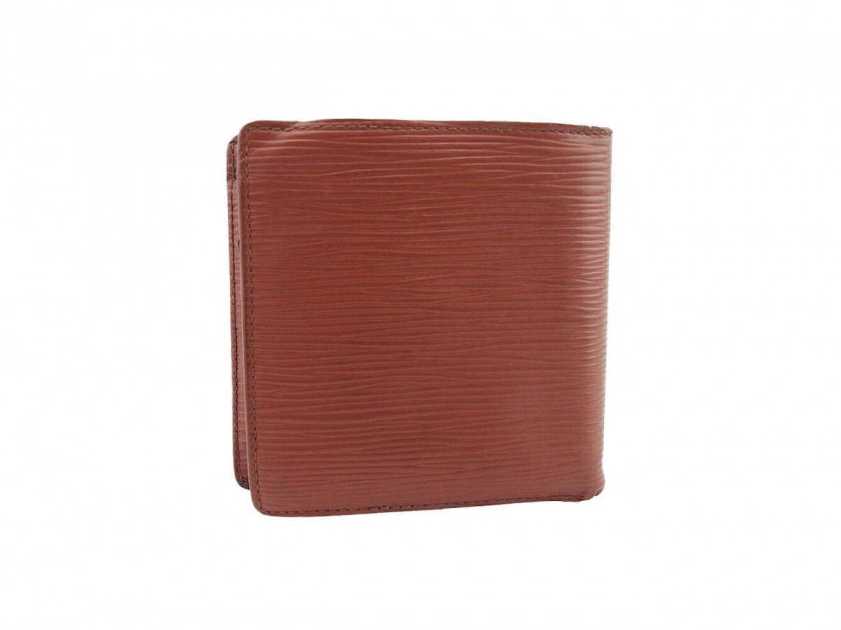 Louis Vuitton Bifold M63543 Porte Billets Cartes Brown Wallet Case