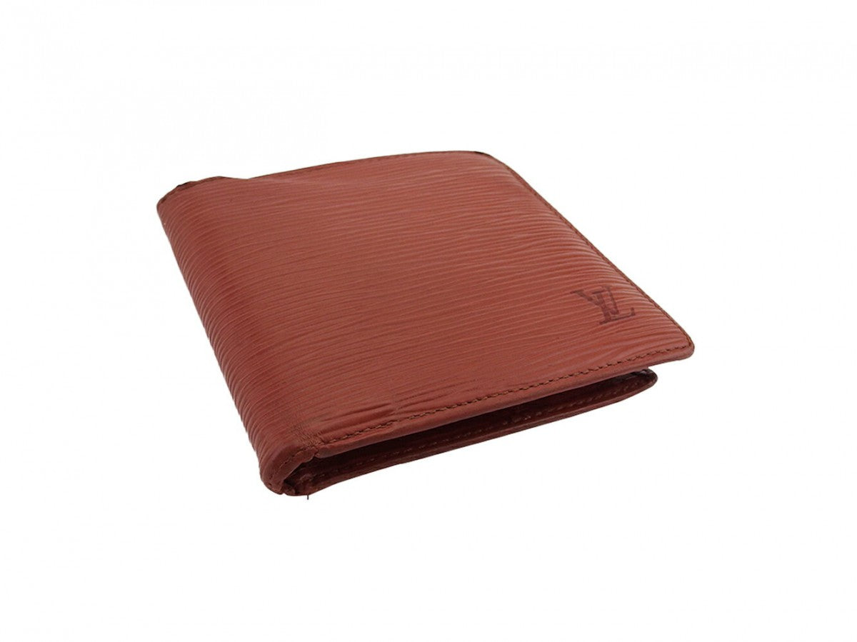 Louis Vuitton Bifold M63543 Porte Billets Cartes Brown Wallet Case