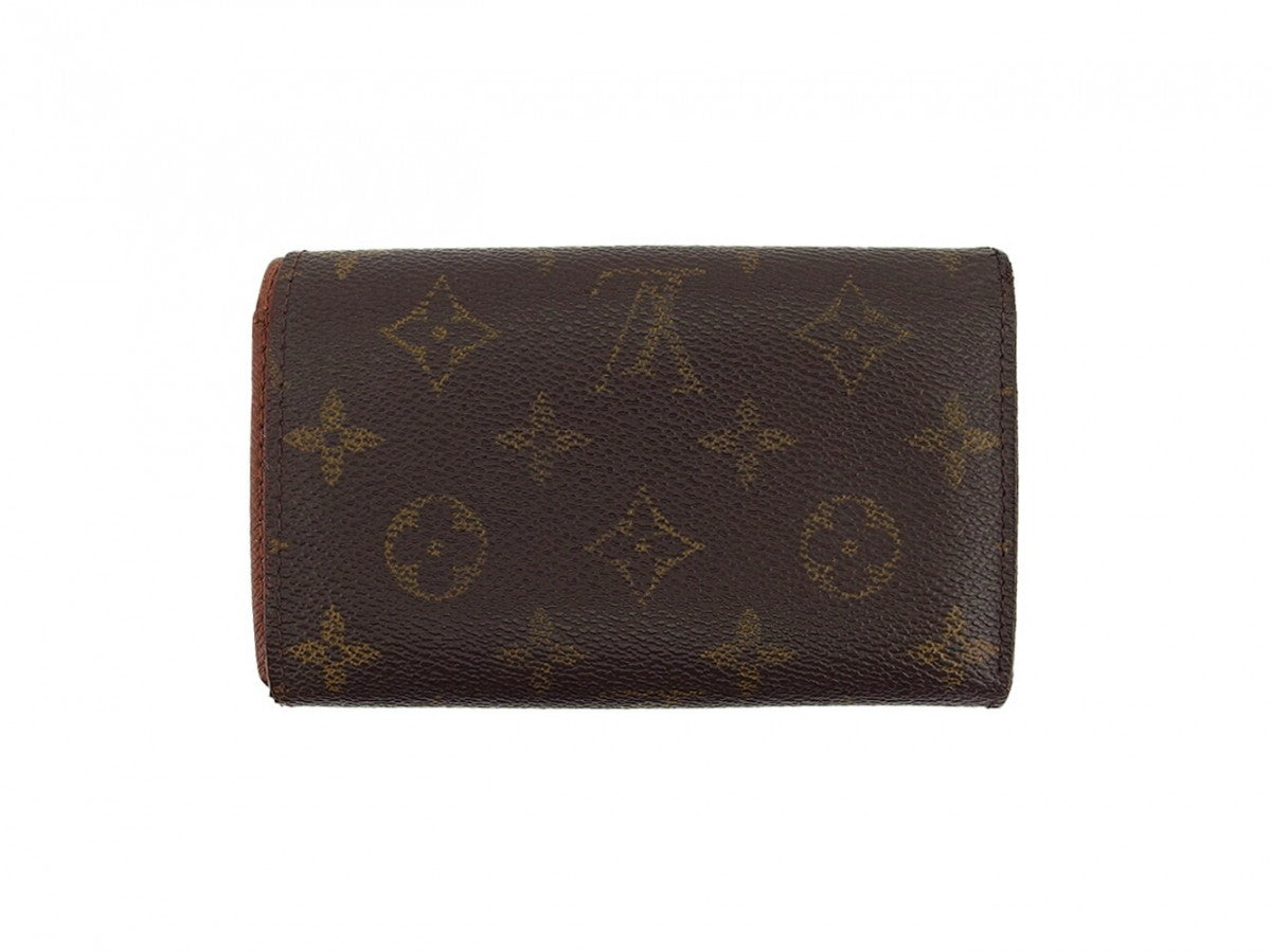 Louis Vuitton Long Purse M61730 Portonebi Tresol Brown Beige Gold Wallet Case